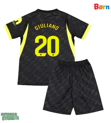 Atletico Madrid Giuliano Simeone #20 Replika Babytøj Udebanesæt Børn 2026-27 Kortærmet (+ Korte bukser)
